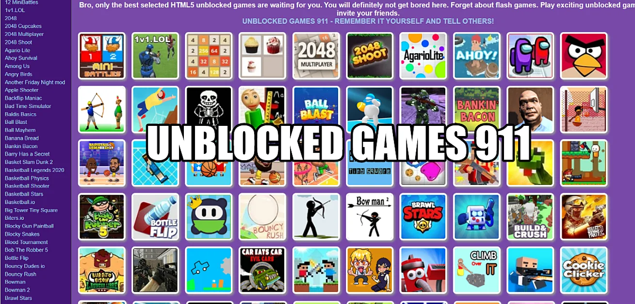 unblocked games 911