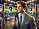 For his NBC debut Drew Brees appeared in a formal suit while working from a polished television studio together with his well-styled and fuller hairstyle.