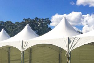 Pavilion tent maintenance