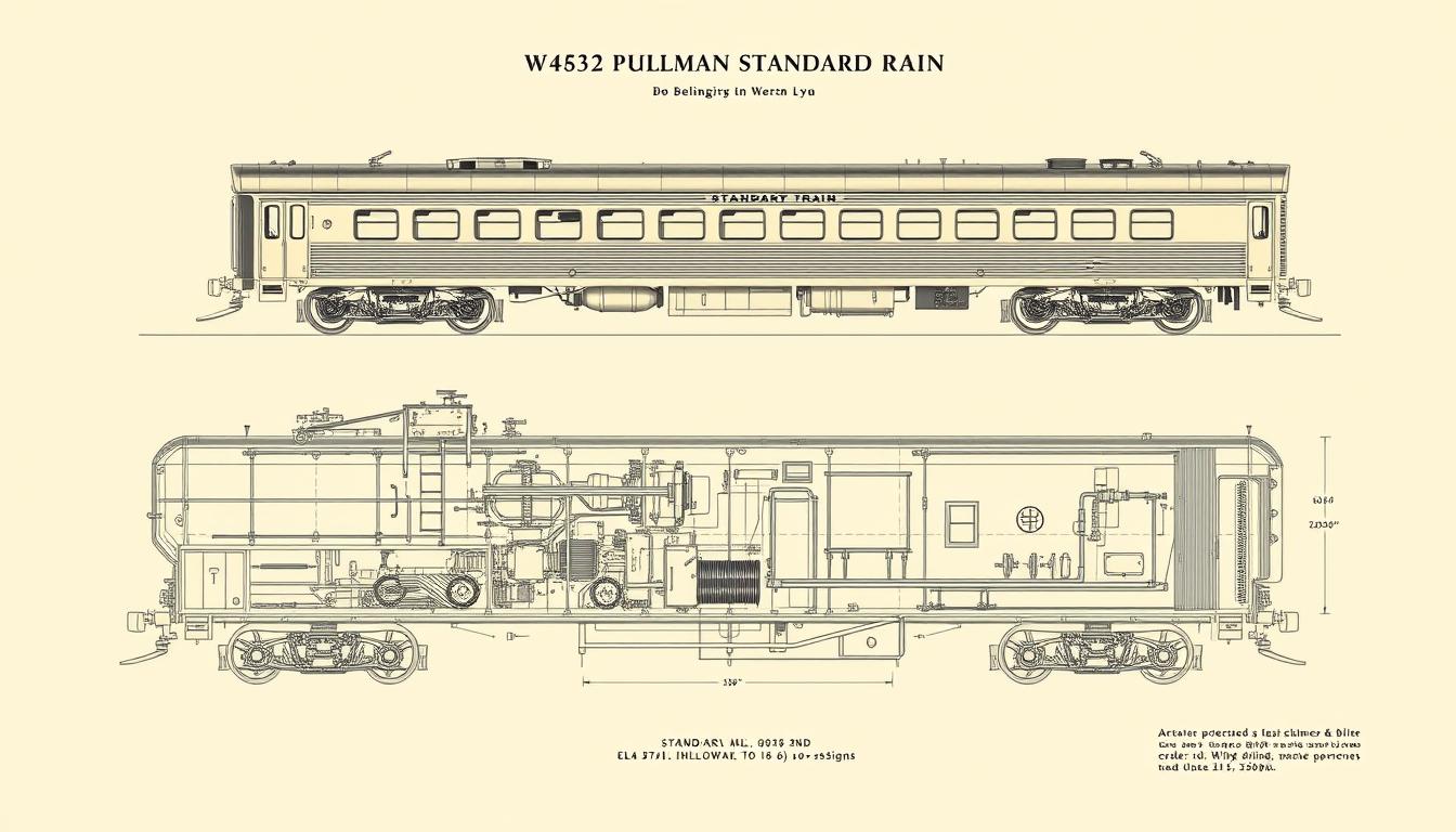 The image of Pullman Standard Plan W46532 Diagram PDF Free Download