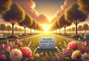 Depicts A Soothing Sunset View Of A Tranquil Park Floated By Flowers As A Glimpse Of Commemoration.