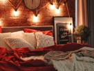 Romantic bedroom atmosphere