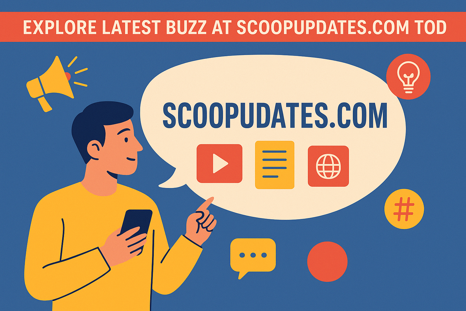 ScoopUpdates.com digital news platform view