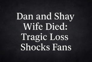 Dan and Shay Wife Died - Viral Headline on Dark Textured Background"